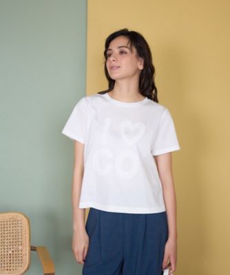 【人気】ロゴ刺繍Ｔシャツ