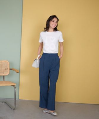 【人気】ロゴ刺繍Ｔシャツ