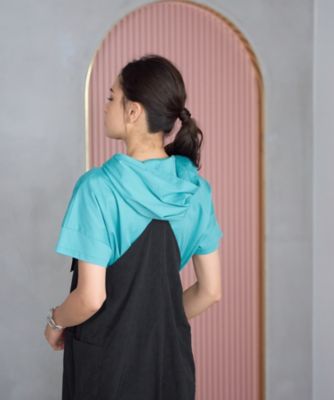 フーデッドカットソー