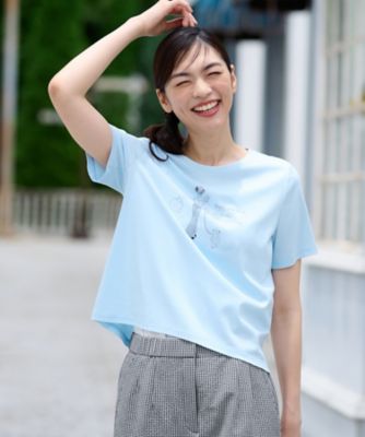 CARA O CRUZ / キャラ・オ・クルス ボーダーショートTシャツ ボーダーショートTシャツ|キャラ・オ・クルス | レリアン公式
