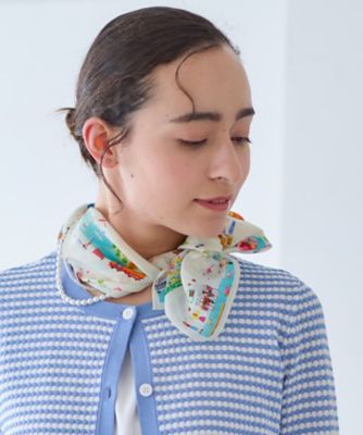 ＜CARA O CRUZ (Women)＞プリントスカーフ