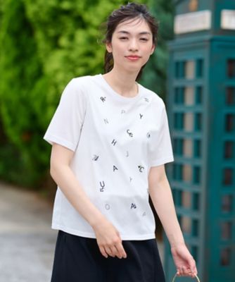 刺繍カットソー【ＣｏＣ　ｂｙ　ＣＡＲＡ　Ｏ　ＣＲＵＺ】