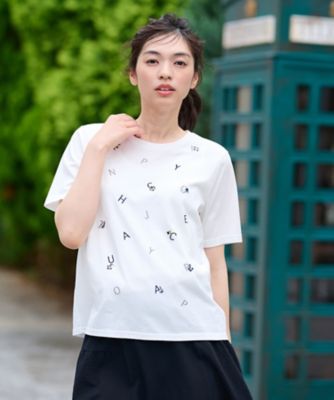 刺繍カットソー【ＣｏＣ　ｂｙ　ＣＡＲＡ　Ｏ　ＣＲＵＺ】