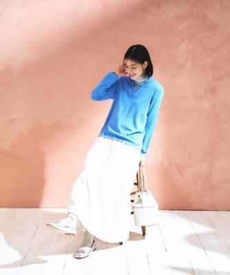 洗える ロングティアードスカート | CARA O CRUZ (Women)/キャラ・オ