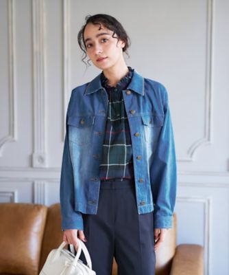 【あや】Darich ウォッシュデニムオーバージャケット　セットアップ Darich ウォッシュデニムオーバージャケット セットアップ