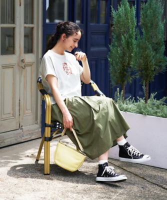 ★関税込★STONE ★ロゴプリント コットン 半袖Tシャツ★ ロゴプリントTシャツ | CARA O CRUZ (Women)/キャラ・オ