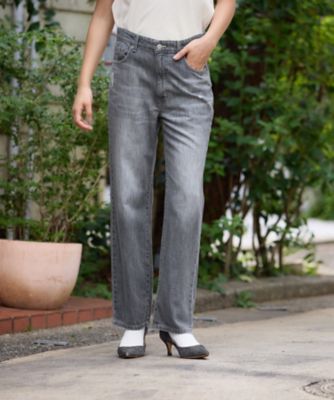 ウォッシュドグレーストレートデニム【EDWIN】【35th