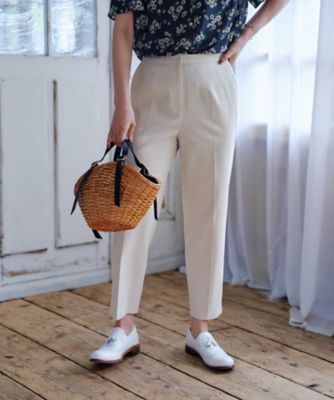 CARA O CRUZ (Women)/キャラ・オ・クルス テーパードパンツ【CoC by CARA O CRUZ】82ベージュ パンツ・ズボン【三越伊勢丹/公式】