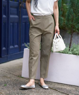 CARA O CRUZ (Women)/キャラ・オ・クルス テーパードパンツ【CoC by CARA O CRUZ】46カーキ パンツ・ズボン【三越伊勢丹/公式】