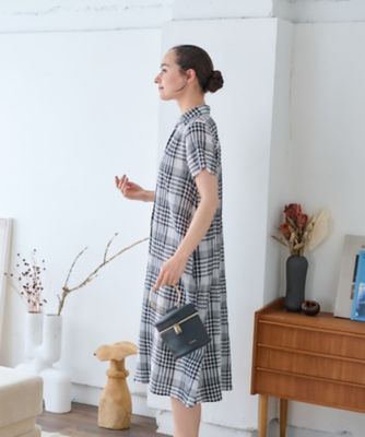 Y　MORIKAGE SHIRT KYOTO チェック シャツワンピース チェックのギャザーワンピース – MORIKAGE SHIRT KYOTO
