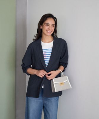 【SALE】CARA O CRUZ (Women)/キャラ・オ・クルス ブレザー 34ネービーブル コート・ジャケット【三越伊勢丹/公式】