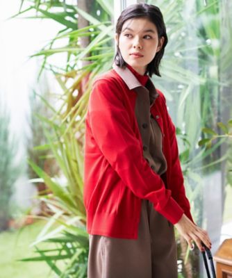 質感のいい】クルーネックカーディガン【ZEGNA BARUFFA 