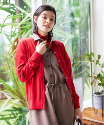 ＜CARA O CRUZ (Women)＞クルーネックカーディガン【ＺＥＧＮＡ　ＢＡＲＵＦＦＡ】