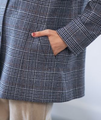 グレンチェックジャケット | CARA O CRUZ (Women)/キャラ・オ・クルス