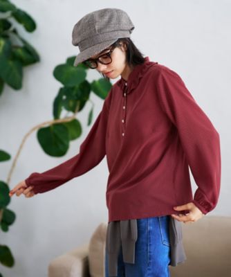 ＜CARA O CRUZ (Women)＞ドットブラウス