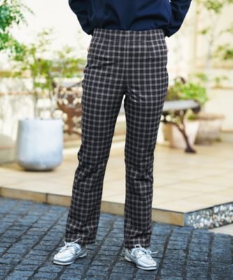 ＜CARA O CRUZ (Women)＞【リバーシブル　旅に便利】【あったか】洗えるダウン混パンツ