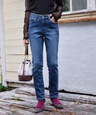 ＜CARA O CRUZ (Women)＞スリムデニムパンツ