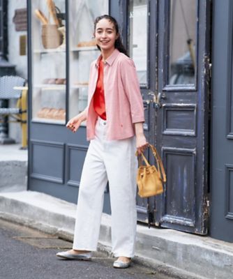 白ワイドデニム | CARA O CRUZ (Women)/キャラ・オ・クルス | 三越