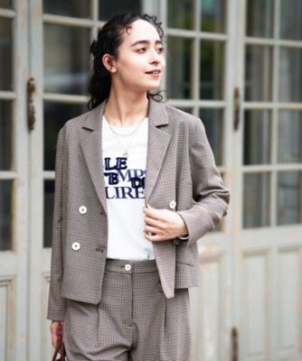 春まで使える】千鳥格子ジャケット【セットアップ】 | CARA O CRUZ