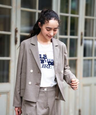 春まで使える】千鳥格子ジャケット【セットアップ】 | CARA O CRUZ