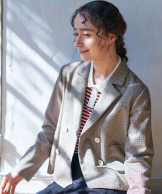 春まで使える】千鳥格子ジャケット【セットアップ】 | CARA O CRUZ