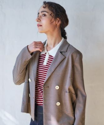 春まで使える】千鳥格子ジャケット【セットアップ】 | CARA O CRUZ 