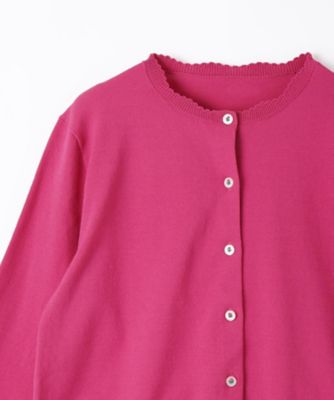 【RED VALENTINO】カシミヤ混 バックレース クルーネックカーディガン RED VALENTINO】カシミヤ混 バックレース クルーネックカーディガン