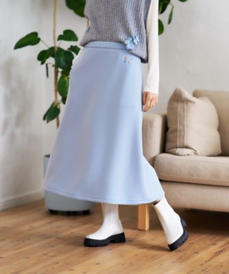 美品 エムズグレイシー 40 ミモレ丈 フレアスカート カトレア　セレモニーにも 美品 エムズグレイシー 40 ミモレ丈 フレアスカート カトレア