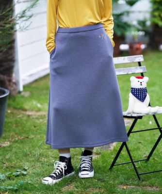 ＜CARA O CRUZ (Women)＞洗える　フレアミモレスカート【３５ｔｈ】【セットアップ】