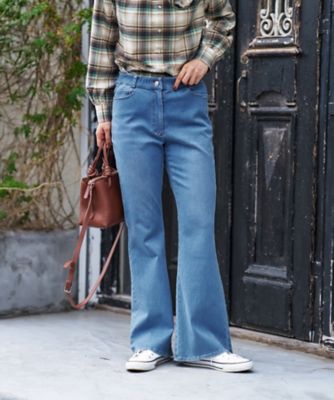 ＜CARA O CRUZ (Women)＞フレアデニム