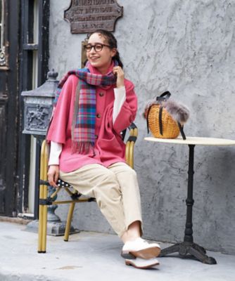 ＜CARA O CRUZ (Women)＞スヌード付きケープ