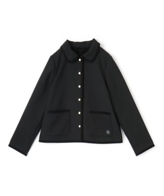 CARA O CRUZ (Women)/キャラ・オ・クルス ステンカラーキルティングジャケット 99クロ コート・ジャケット【三越伊勢丹/公式】