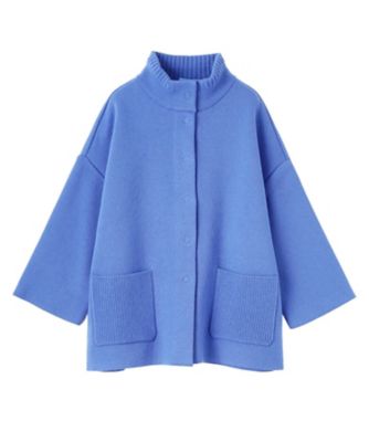 ＜CARA O CRUZ (Women)＞スタンドカラーニットジャケット【ＡＮＮＥ　ＣＬＡＩＲＥ】【３５ｔｈ】