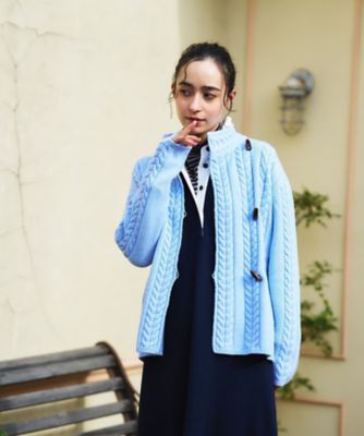 ■ ジュンヤワタナベコムデギャルソン ケーブル編みニットジャケット 47802 中古・古着通販】JUNYA WATANABE COMME des GARCONS ((ジュンヤ