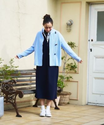 ケーブル編みニットジャケット【MUSETTI】 | CARA O CRUZ