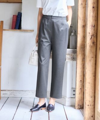 CARA O CRUZ (Women)/キャラ・オ・クルス 後ろウエストゴムパンツ【CoC by CARA O CRUZ】97グレー パンツ・ズボン【三越伊勢丹/公式】