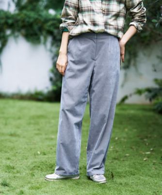 ＜CARA O CRUZ (Women)＞コーデュロイパンツ【ＣｏＣ　ｂｙ　ＣＡＲＡ　Ｏ　ＣＲＵＺ】
