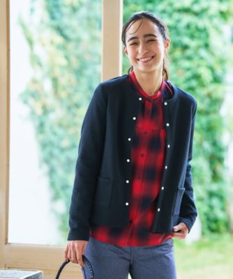 ＜CARA O CRUZ (Women)＞ラメスウェットハオリ【ＣｏＣ　ｂｙ　ＣＡＲＡ　Ｏ　ＣＲＵＺ】