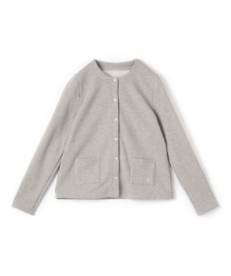 CARA O CRUZ (Women)/キャラ・オ・クルス ラメスウェットハオリ【CoC by CARA O CRUZ】94ライトグレー トップス【三越伊勢丹/公式】