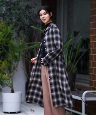 洗える チェックシャツワンピース【CoC by CARA O CRUZ