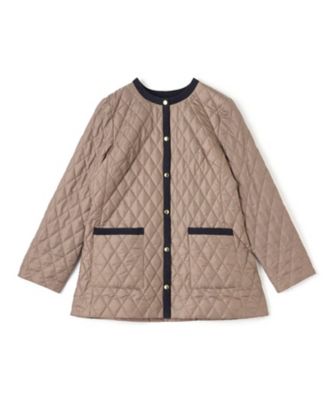 CARA O CRUZ (Women)/キャラ・オ・クルス キルティングジャケット【CoC by CARA O CRUZ】84チャイロ コート・ジャケット【三越伊勢丹/公式】