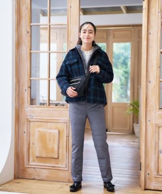 チェック柄中わたジャケット | CARA O CRUZ (Women)/キャラ・オ