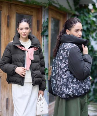 ＜CARA O CRUZ (Women)＞リバーシブル中わたコート