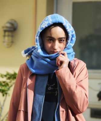 ノルディック柄フーデットマフラー | CARA O CRUZ (Women)/キャラ・オ