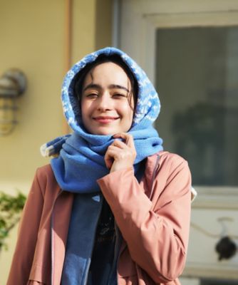 ノルディック柄フーデットマフラー | CARA O CRUZ (Women)/キャラ・オ