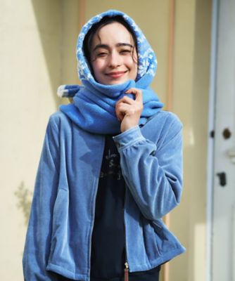 ノルディック柄フーデットマフラー | CARA O CRUZ (Women)/キャラ・オ