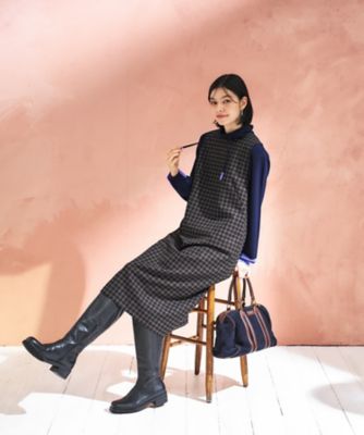 チェック柄ジャンパースカート | CARA O CRUZ (Women)/キャラ・オ