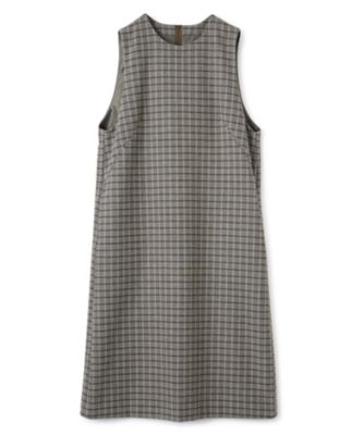 ＜CARA O CRUZ (Women)＞チェック柄ジャンパースカート