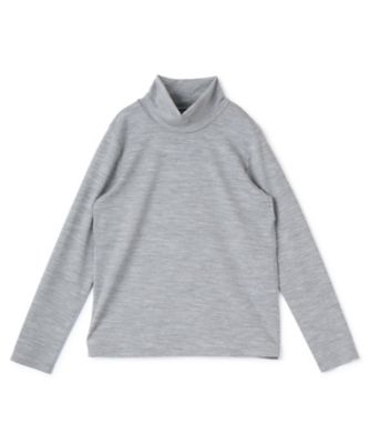 CARA O CRUZ (Women)/キャラ・オ・クルス タートルネックカットソー 94ライトグレー トップス【三越伊勢丹/公式】