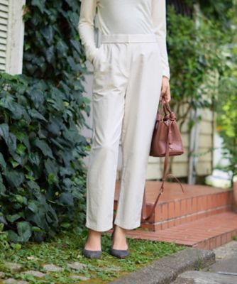 ダブルドビー セミワイドクロップドパンツ | maison TOMORROWLAND